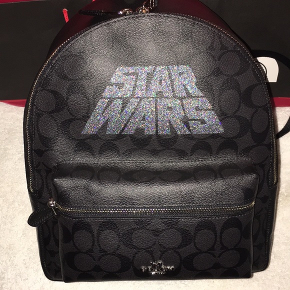 Coach Accessories - ❤️❤️NWT Gorgeous Black Beauty Star Wars Backpack